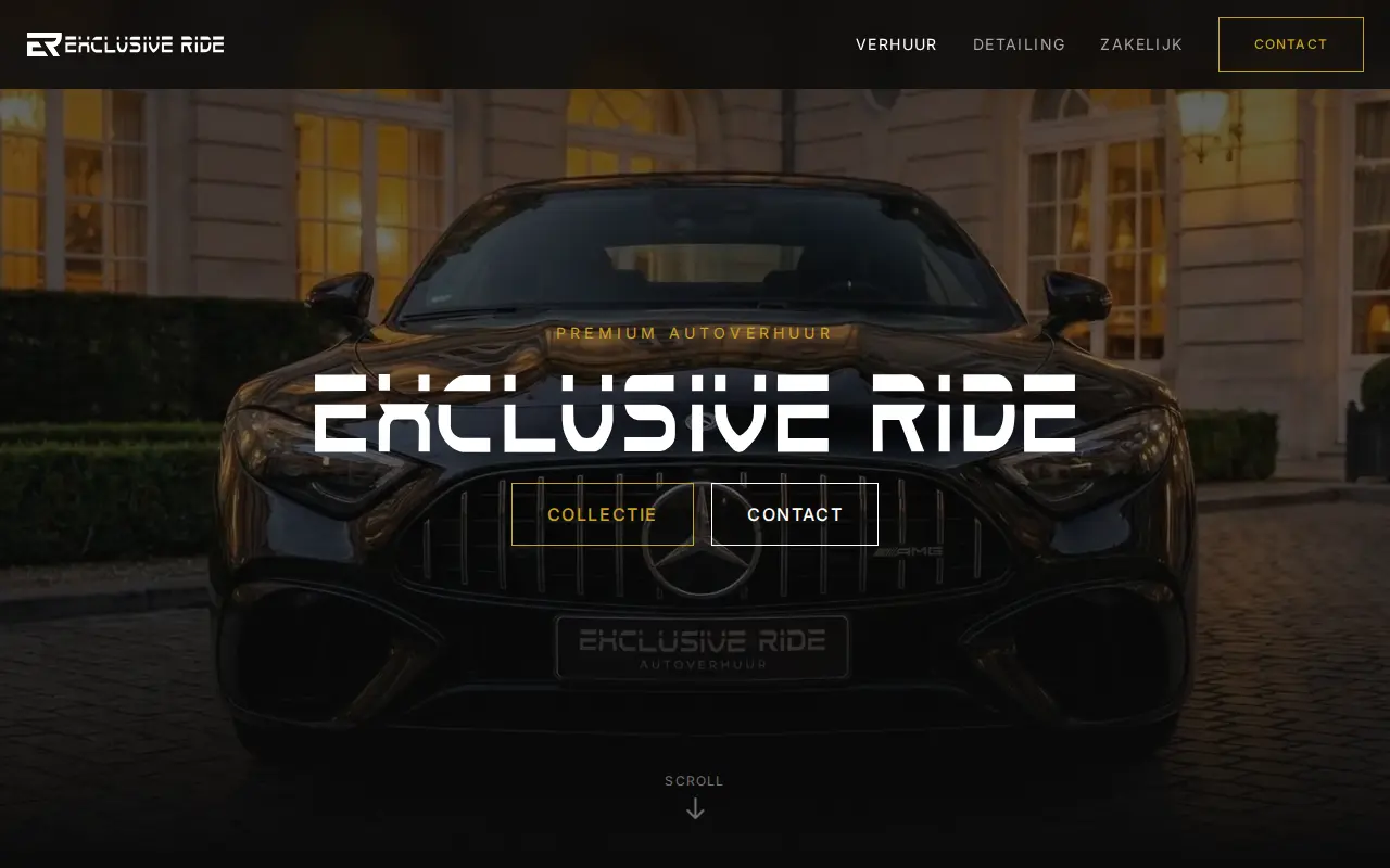 Exclusive Ride website